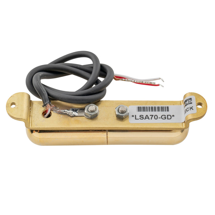 Pastilla de mástil de bobina simple Artec LSA70 Alnico 5 estilo lápiz labial, 7.5K, para guitarra eléctrica estilo Strat