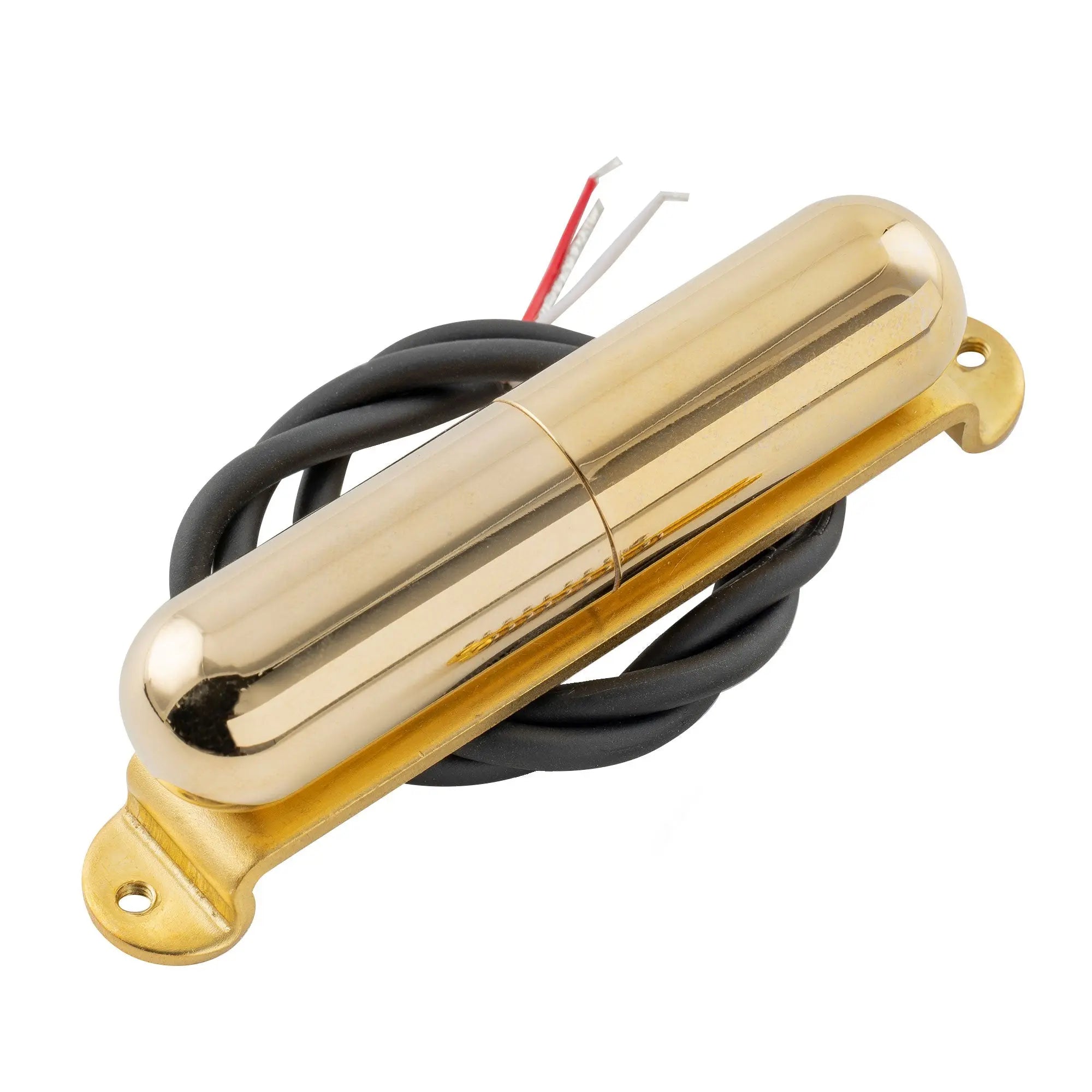 artec lsa70 alnico 5 lipstick style single coil neck pickup 7 5k for strat style electric guitar mx2965bk, gold