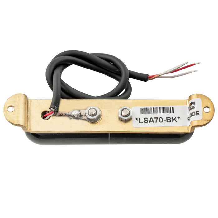 Part of artec lsa70 alnico 5 lipstick style single coil bridge pickup 7 5k for strat style electric guitar mx2967bk