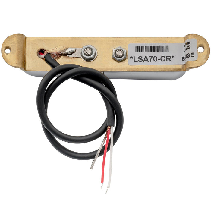 artec lsa70 alnico 5 lipstick style single coil bridge pickup 7 5k for strat style electric guitar mx2967bk, chrome