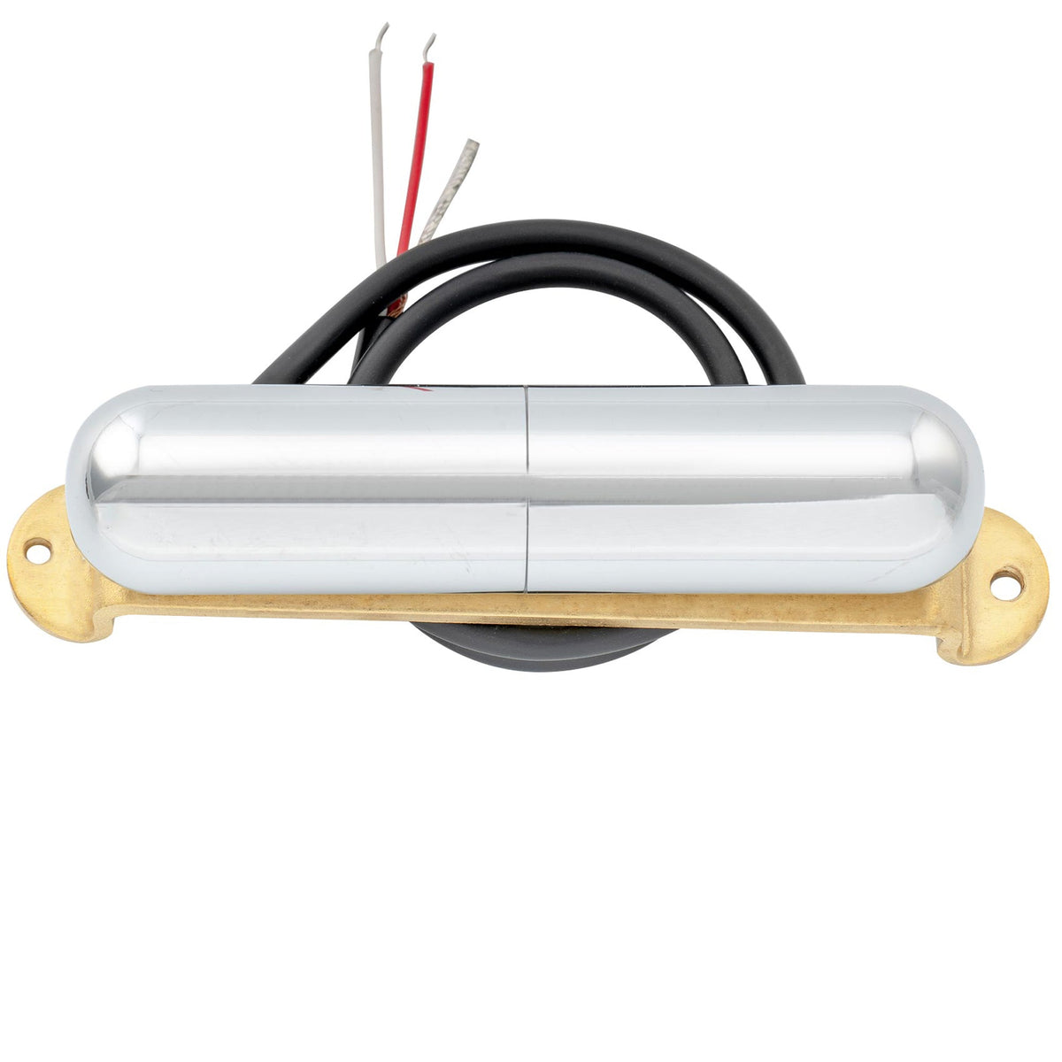 artec lsa70 alnico 5 lipstick style single coil bridge pickup 7 5k for strat style electric guitar mx2967bk, gold