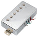 artec lpa210 alnico 5 covered standard humbucker neck pickup 8 4k for lp style electric guitar mx2971bk, chrome