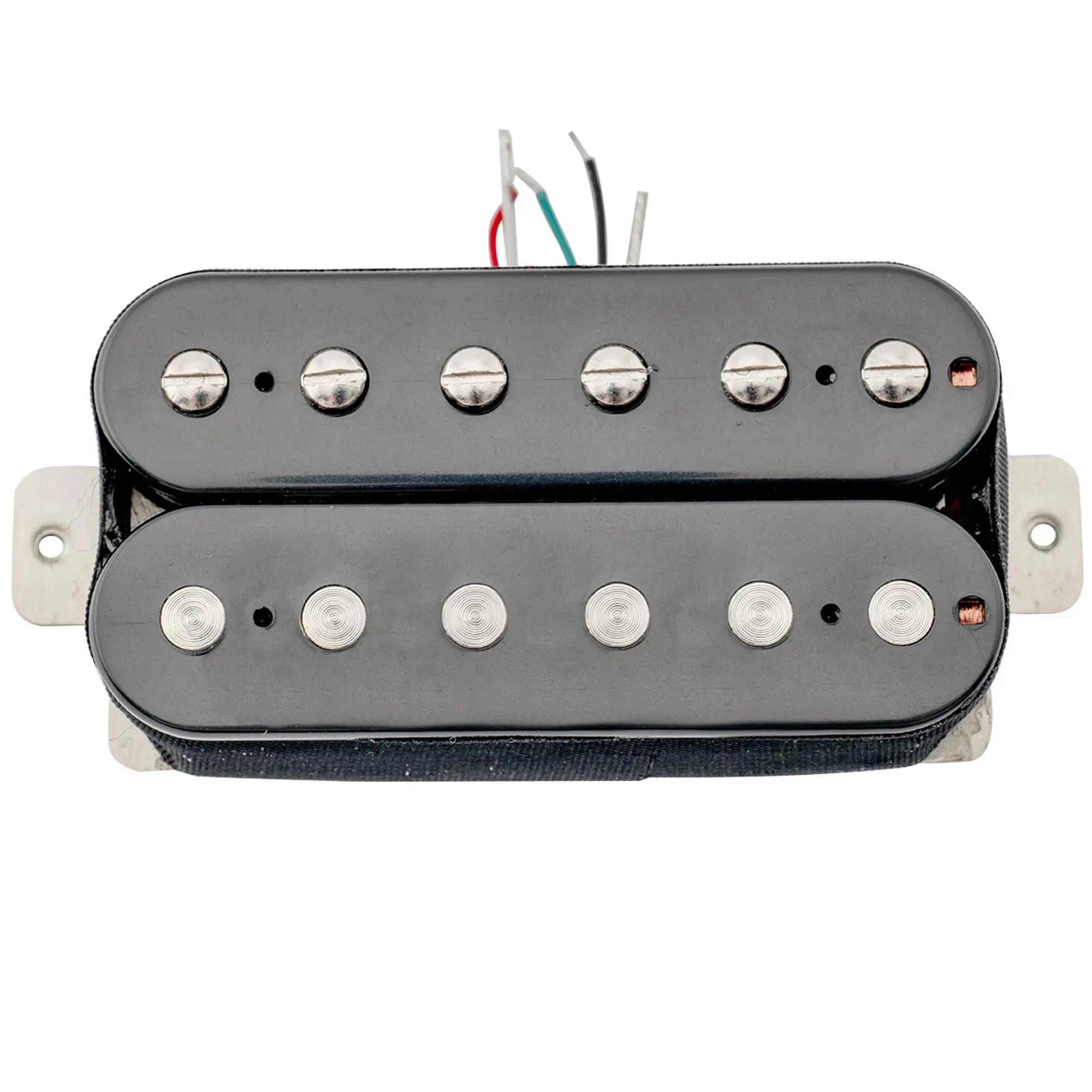 detail of artec hba115 alnico 5 uncovered standard humbucker electric guitar bridge pickup 16 8k mx2974bk