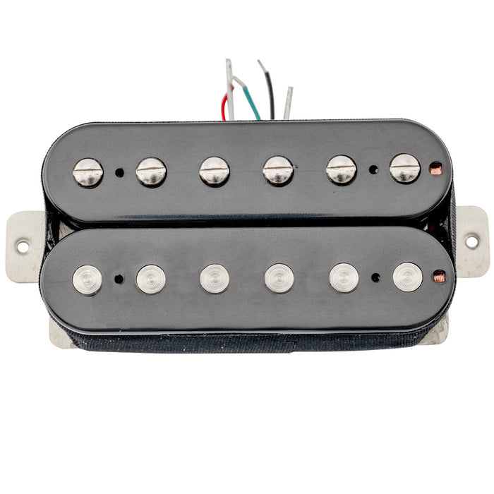 detail of artec hba115 alnico 5 uncovered standard humbucker electric guitar bridge pickup 16 8k mx2974bk