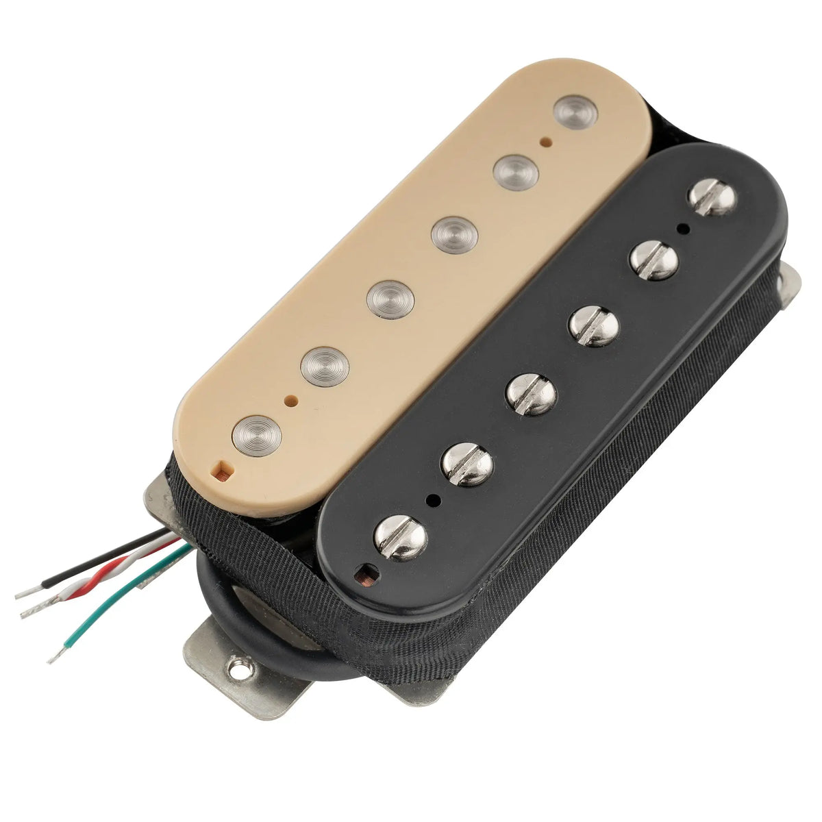 artec hba115 alnico 5 uncovered standard humbucker electric guitar bridge pickup 16 8k mx2974bk, Zebra