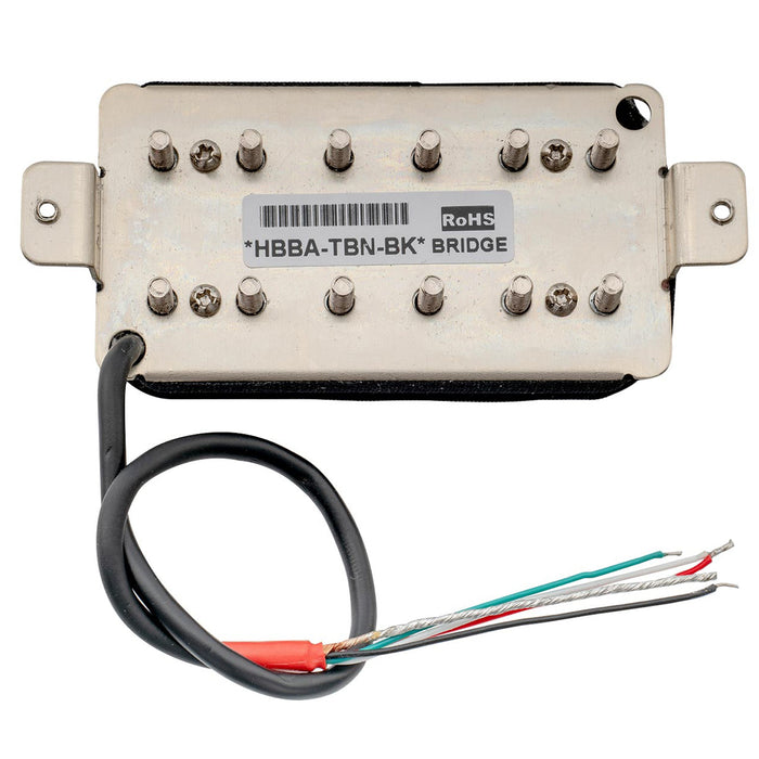 Part of artec hbba tbn alnico 5 uncovered standard humbucker electric guitar bridge pickup 16 8k mx2976bk