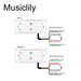 Size of artec hxtn super power rail blade ceramic humbucker electric guitar neck bridge pickups set mx2977bkmx2978bk