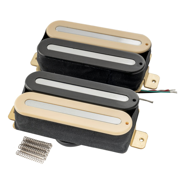 Artec HXTN Super Power Rail Blade Keramik Humbucker E-Gitarre Hals Brücke Tonabnehmer Set 
