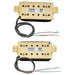 artec hivb invader style uncovered adjustable hexagonal poles ceramic humbucker electric guitar neck bridge pickups set mx2979bkmx2980bk, Zebra