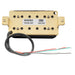 artec hivb invader style uncovered adjustable hexagonal poles ceramic humbucker electric guitar bridge pickup 16 8k mx2980bk, Zebra