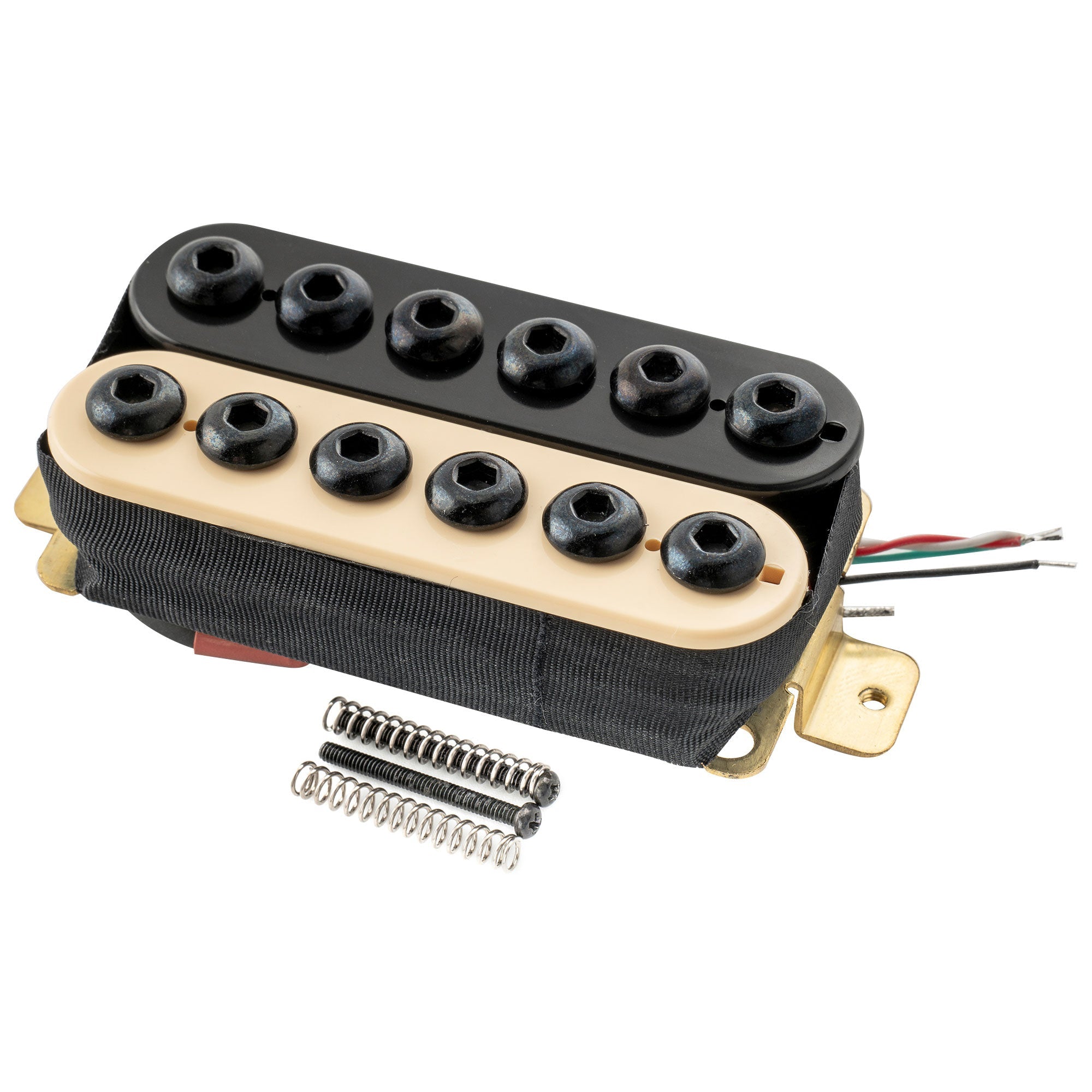 Artec HIVB Invader Style Uncovered Adjustable Hexagonal Poles Ceramic Humbucker Elektrogitarren-Brücken-Pickup 16,8K