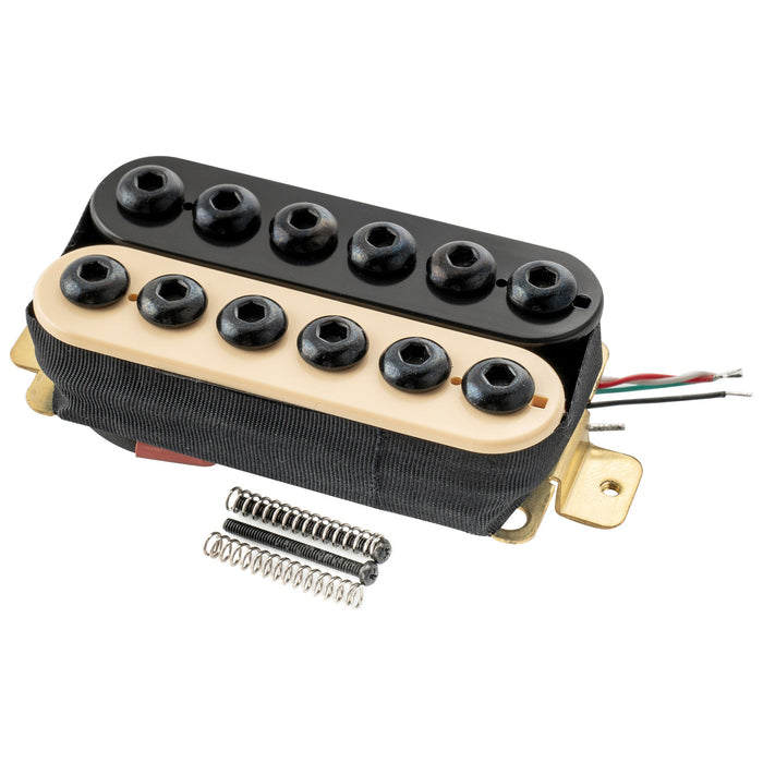 Artec HIVB Invader Style Uncovered Adjustable Hexagonal Poles Ceramic Humbucker Elektrogitarren-Brücken-Pickup 16,8K