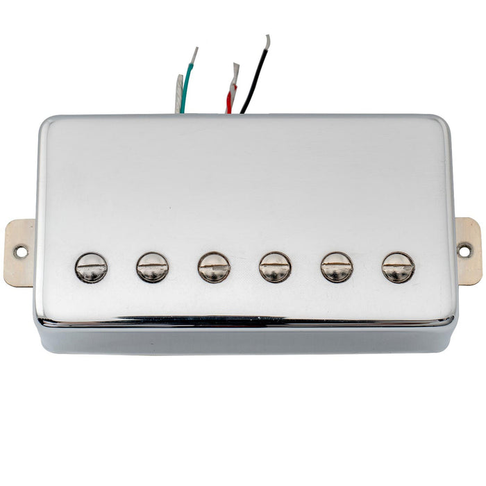 detail of artec vh59a vintage tone covered alnico 5 humbucker neck pickup 7 4k for lp style electric guitar mx2981cr