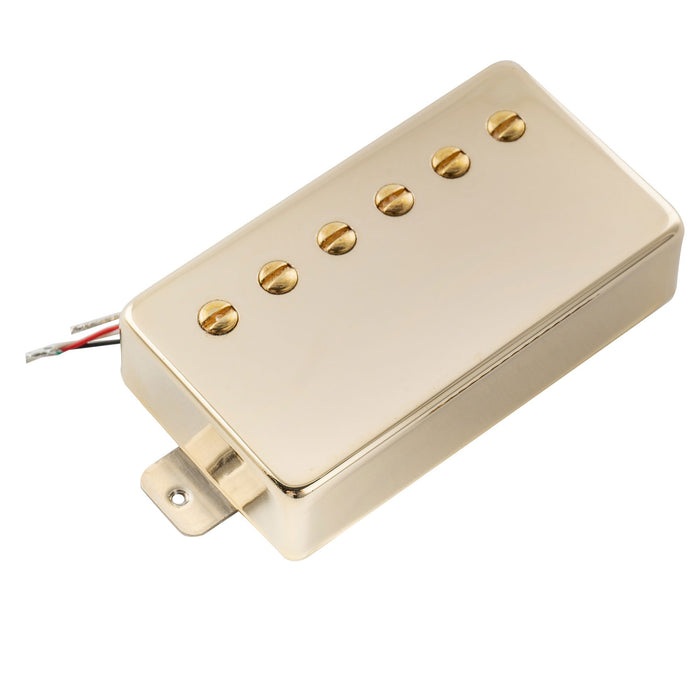 artec vh59a vintage tone covered alnico 5 humbucker neck pickup 7 4k for lp style electric guitar mx2981cr, gold