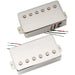 artec vh59a vintage tone covered alnico 5 humbucker neck bridge pickups set for lp style electric guitar mx2981crmx2982cr, nickel