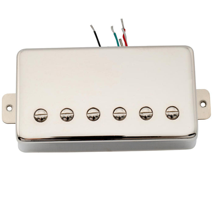 Artec VH59A ヴィンテージトーン カバード アルニコ5 ハムバッカーネックピックアップ 7.4K LPエレキギター用 クローム