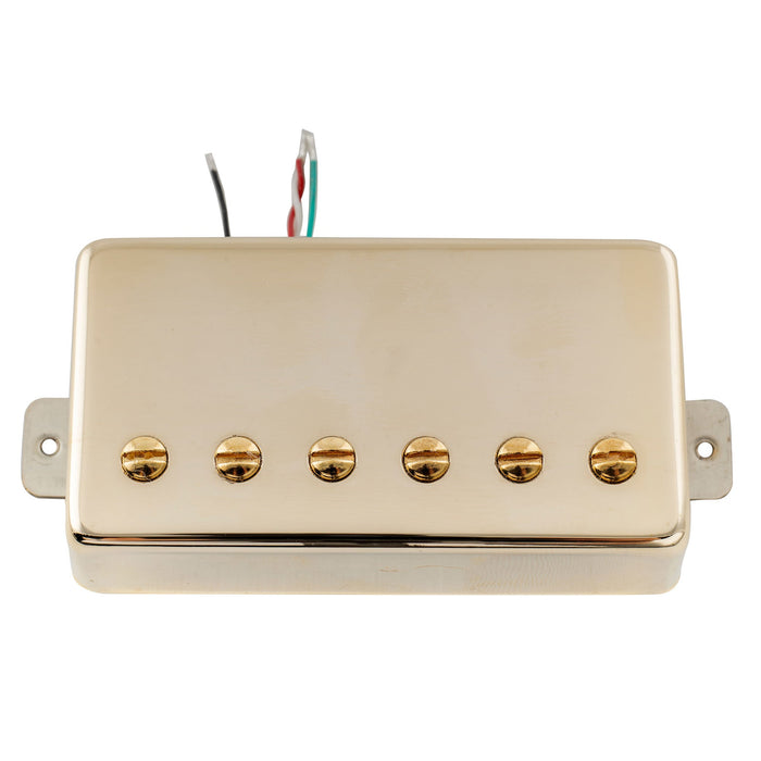 artec vh59a vintage tone covered alnico 5 humbucker bridge pickup 8 4k for lp style electric guitar mx2982cr, nickel