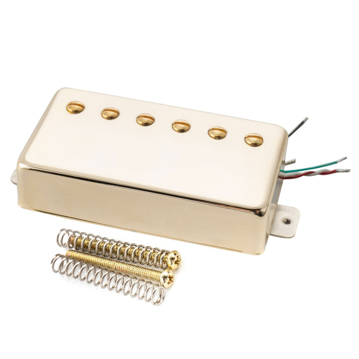 Artec VH59A ヴィンテージトーン カバード アルニコ5 ハムバッカーブリッジピックアップ 8.4K LPエレキギター用 クローム