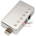 artec vh59a vintage tone covered alnico 5 humbucker bridge pickup 8 4k for lp style electric guitar mx2982cr, nickel