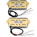 Part of artec tvft a filtertron style alnico 5 humbucker electric guitar neck bridge pickups set mx2985crmx2986cr