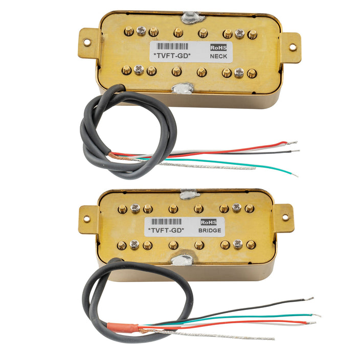 Artec TVFT-A Filtertron Style Alnico 5 Humbucker Electric Guitar Neck Bridge Pickups Set