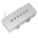 artec alnico 5 single coil neck pickup 8k for jazzmaster style electric guitar white mx2987whp