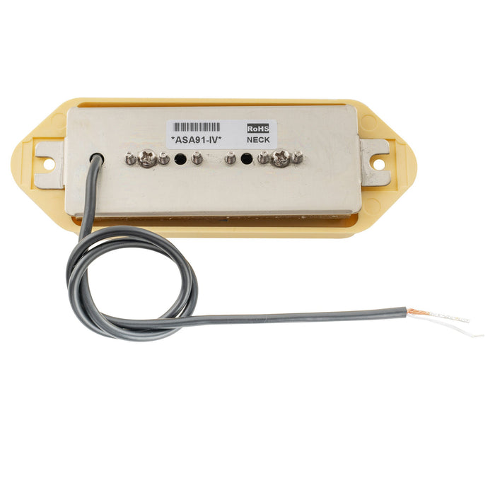 artec asa91 alnico 5 dog ear p90 single coil pickup electric guitar neck pickup 7 5k mx2991bkp cream