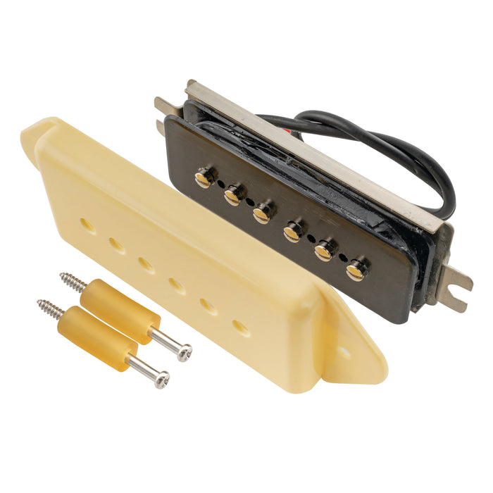 Artec ASA91 Alnico 5 Dog Ear P90 Single Coil Pickup per corde di chitarra elettrica, pickup per manico 7.5K 
