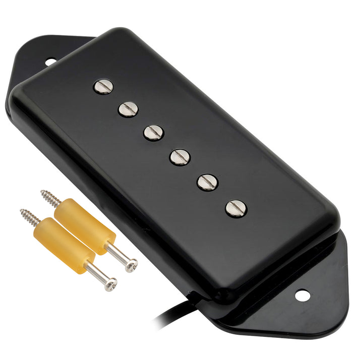 Artec ASA91 Alnico 5 Dog Ear P90 Single Coil Pickup per Chitarra Elettrica Bridge Pickup 7.5K 