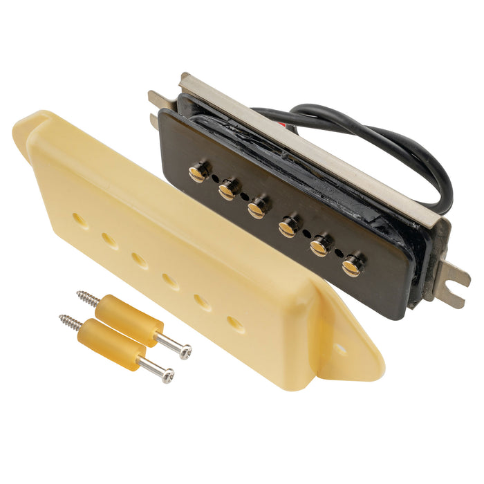 Artec ASA91 Alnico 5 Dog Ear P90 Single Coil Pickup per Chitarra Elettrica Bridge Pickup 7.5K 