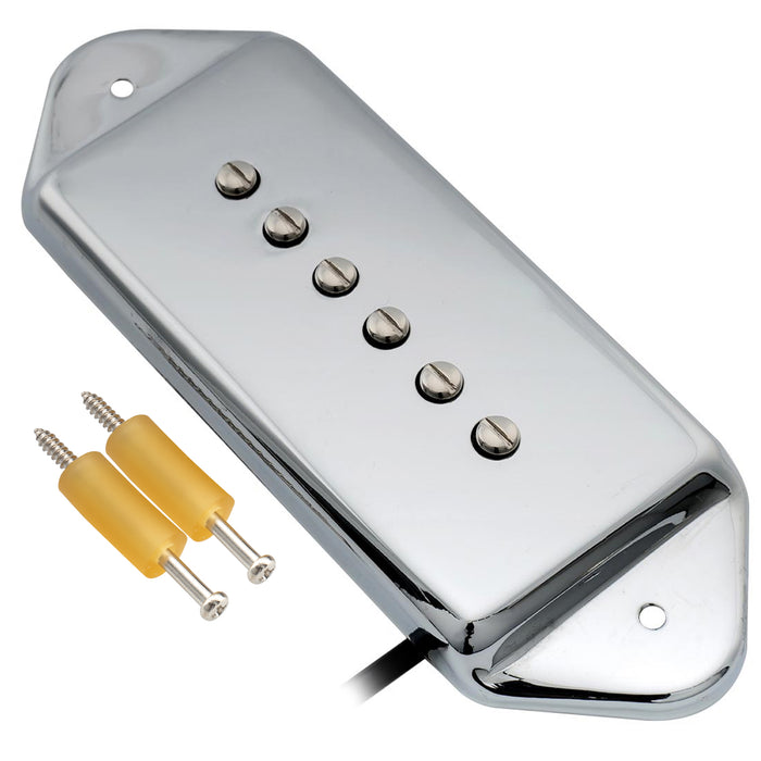 Artec ASA92 Alnico 5 Dog Ear P90 Single Coil Pickup Pickup Anteriore 7.5K per Chitarra Elettrica allo Stile Casino ES330
