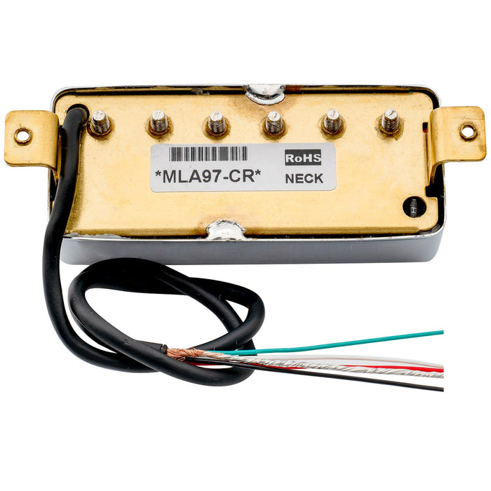 Part of artec mla97 alnico 5 covered mini humbucker electric guitar neck pickup 8 4k mx2995cr