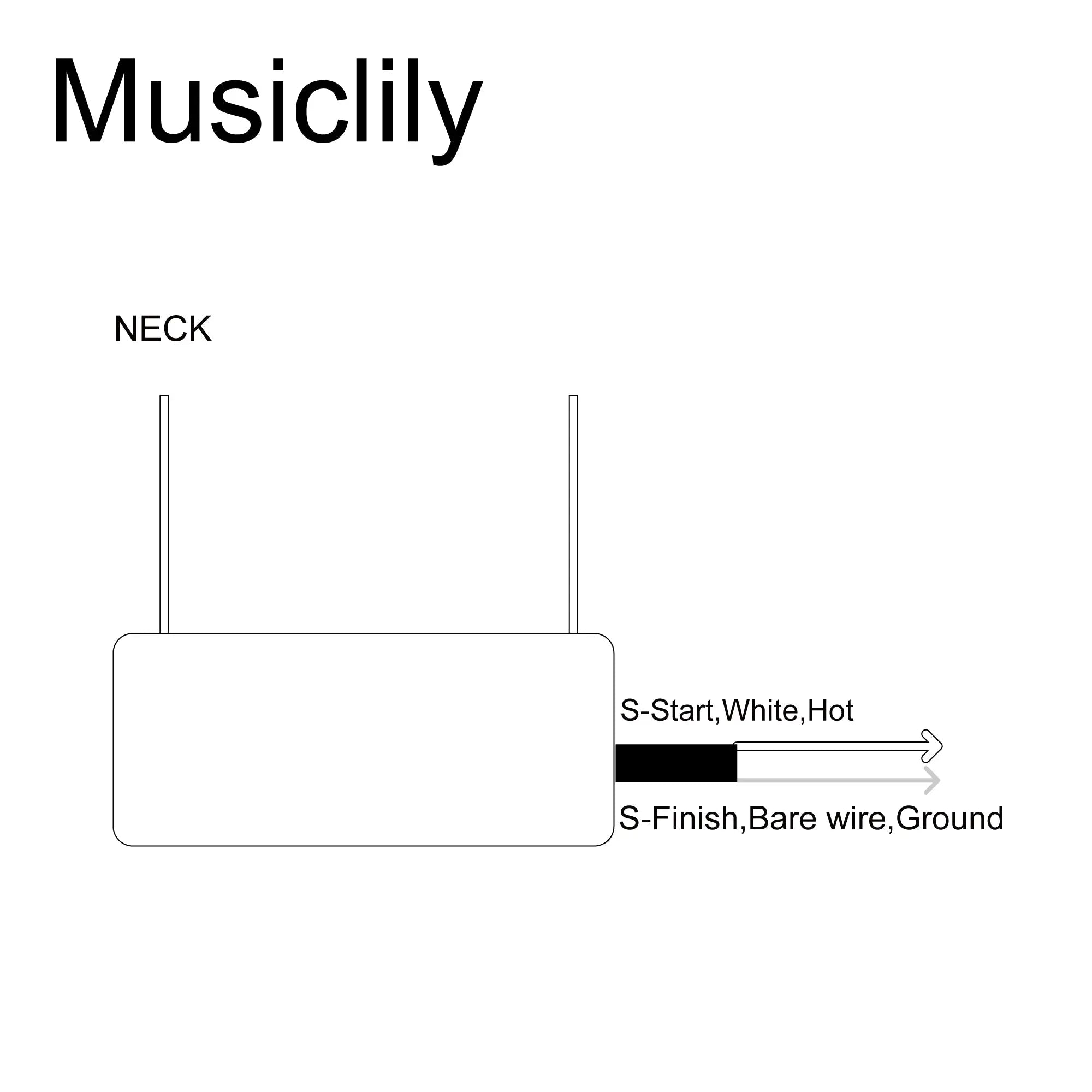 Size of artec mhfa93 alnico 5 neck mounting style mini humbucker neck pickup 7 2k for johnny smith style jazz guitar mx2999cr