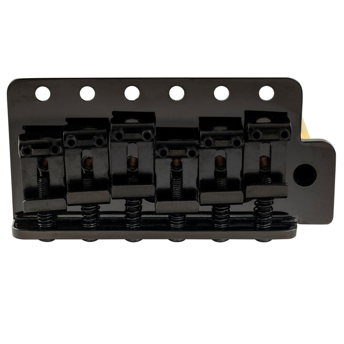 Part of musiclily ultra 56mm2 7 32 inch american vintage style 6 screw st tremolo bridge with steel bent saddles 42mm solid brass block push in arm for strat style electric guitar mx3022bp