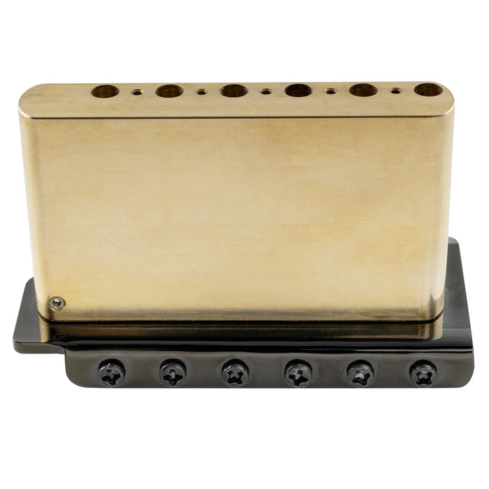 details of musiclily ultra 56mm2 7 32 inch american vintage style 6 screw st tremolo bridge with modern brass saddles 42mm solid brass block push in arm for strat style electric guitar mx3022p