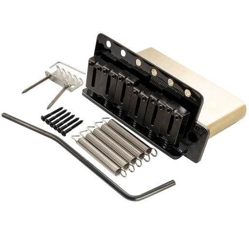 musiclily ultra 56mm2 7 32 inch american vintage style 6 screw st tremolo bridge with modern brass saddles 42mm solid brass block push in arm for strat style electric guitar mx3022p
