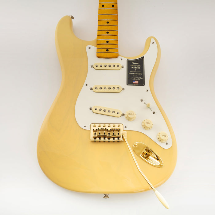 Musiclily Ultra 10.5mmピッチ アメリカンヴィンテージ 6点支持 トレモロユニット ブリッジ 硬化鋼プレスサドル 42mmソリッド真鍮ブロック 押し込み式アーム STストラトStratエレキギター用 ブラック