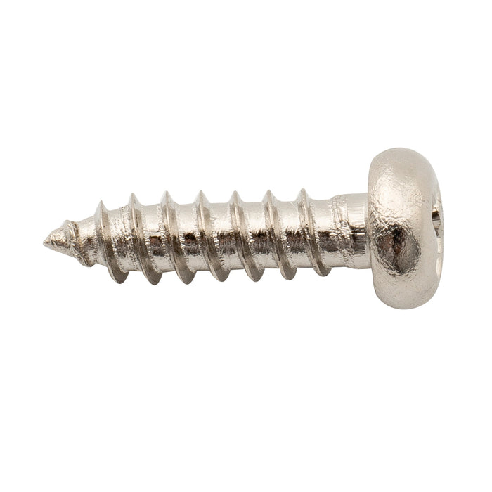 Musiclily Ultra 2.5x9mm Stainless Steel Truss Rod Cover Mounting Screws Pan Head for USA LP Style Electric Guitar (Set of 10)