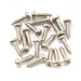 musiclily ultra 2 5x10mm stainless steel pan head mounting screws for acoustic classical electric guitar tuners machine heads mx3031 20p, nickel