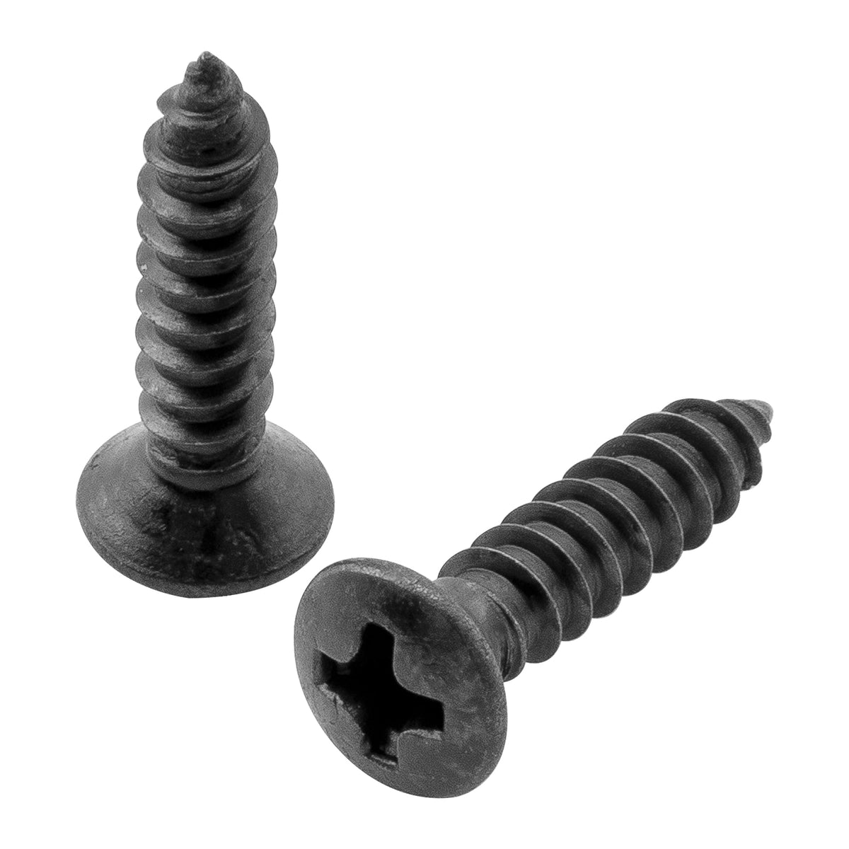 Tornillos avellanados Musiclily Ultra de acero inoxidable de 2,5 x 12 mm para guitarra, montaje en madera (juego de 10)