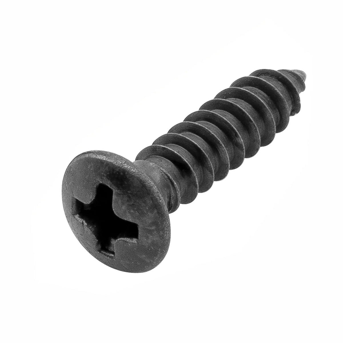 musiclily ultra 2 5 12mm stainless steel countersunk screws for guitar parts wood mounting mx3033p, black