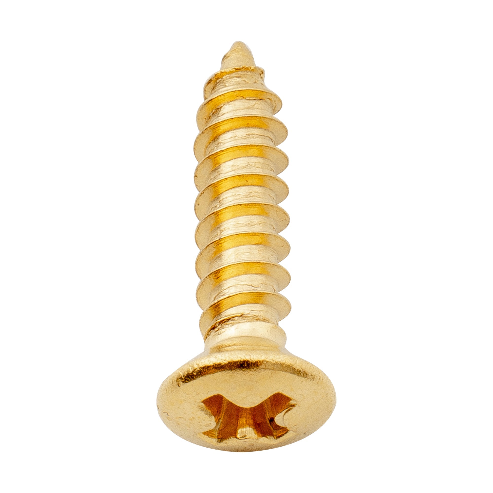 Tornillos avellanados de acero inoxidable Musiclily Ultra de 2,5 x 12 mm para piezas de guitarra y montaje en madera