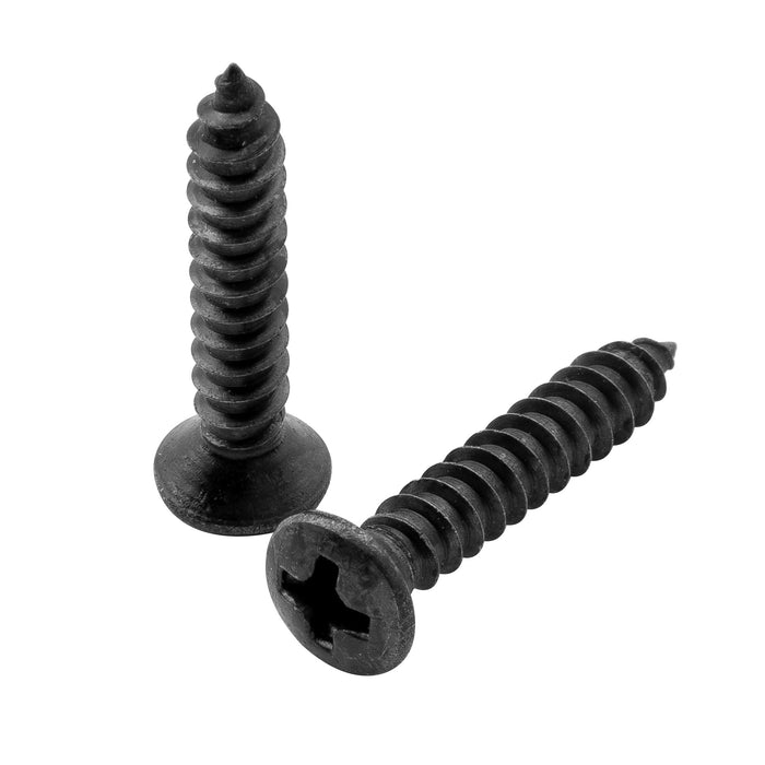 Vis de montage fraisées Musiclily Ultra 2,5 x 15 mm en acier inoxydable pour guide-cordes ou anneau de micro de guitare électrique, lot de 10