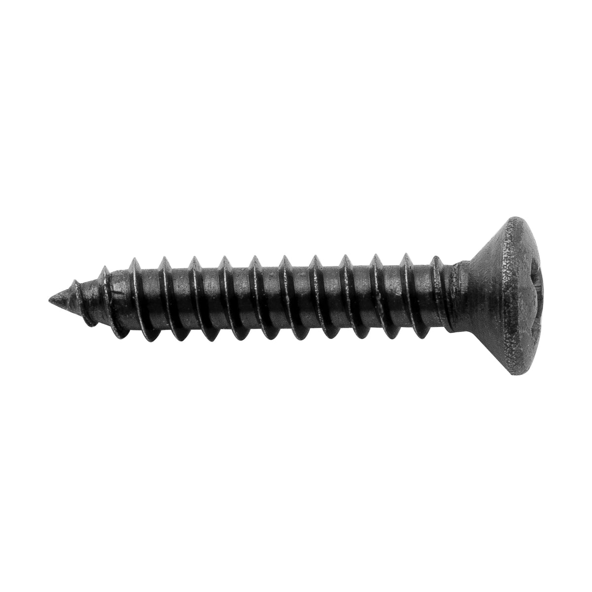 Tornillos de montaje avellanados Musiclily Ultra de acero inoxidable de 2,5 x 15 mm para guitarra eléctrica, bajo, guía de cuerdas o anillo de captación (juego de 10)
