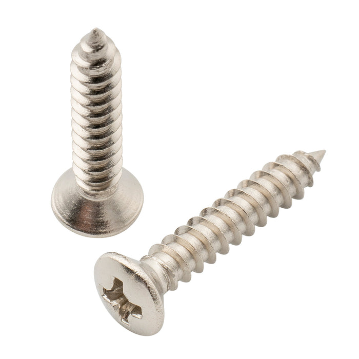 Part of musiclily ultra 2 5 15mm stainless steel countersunk mounting screws for electric guitar bass string guide or pickup ring mx3034 10p