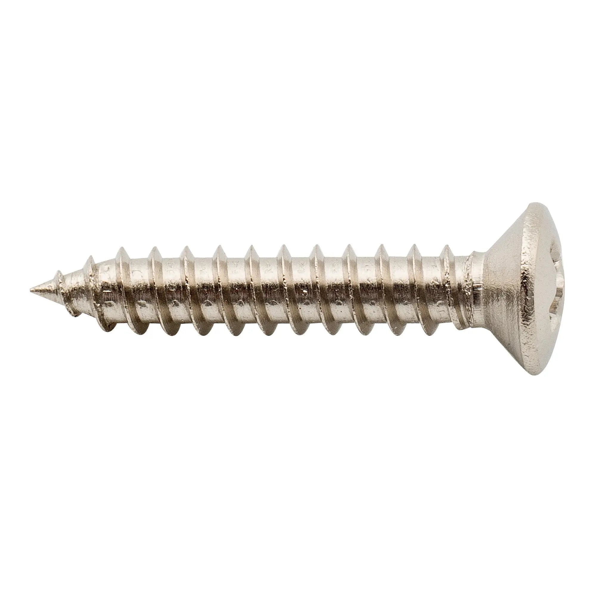 musiclily ultra 2 5 15mm stainless steel countersunk mounting screws for electric guitar bass string guide or pickup ring mx3034 10p details