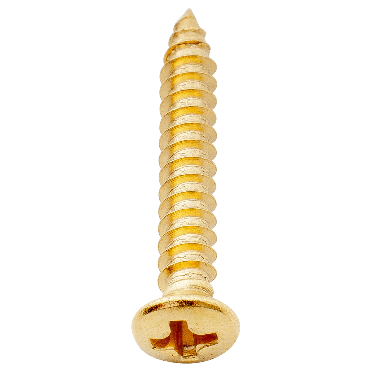 Tornillos de montaje avellanados Musiclily Ultra de acero inoxidable de 2,5 x 18 mm para guitarra eléctrica, bajo, guía de cuerdas o anillo de captación (juego de 10)