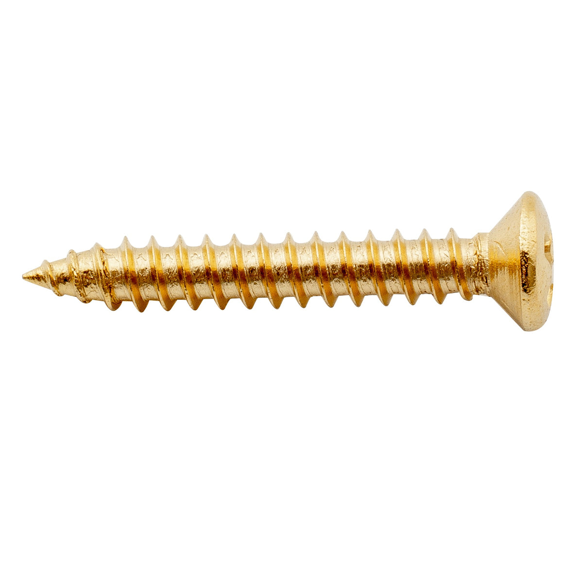 Tornillos de montaje avellanados Musiclily Ultra de acero inoxidable de 2,5 x 18 mm para guitarra eléctrica, bajo, guía de cuerdas o anillo de captación (juego de 10)