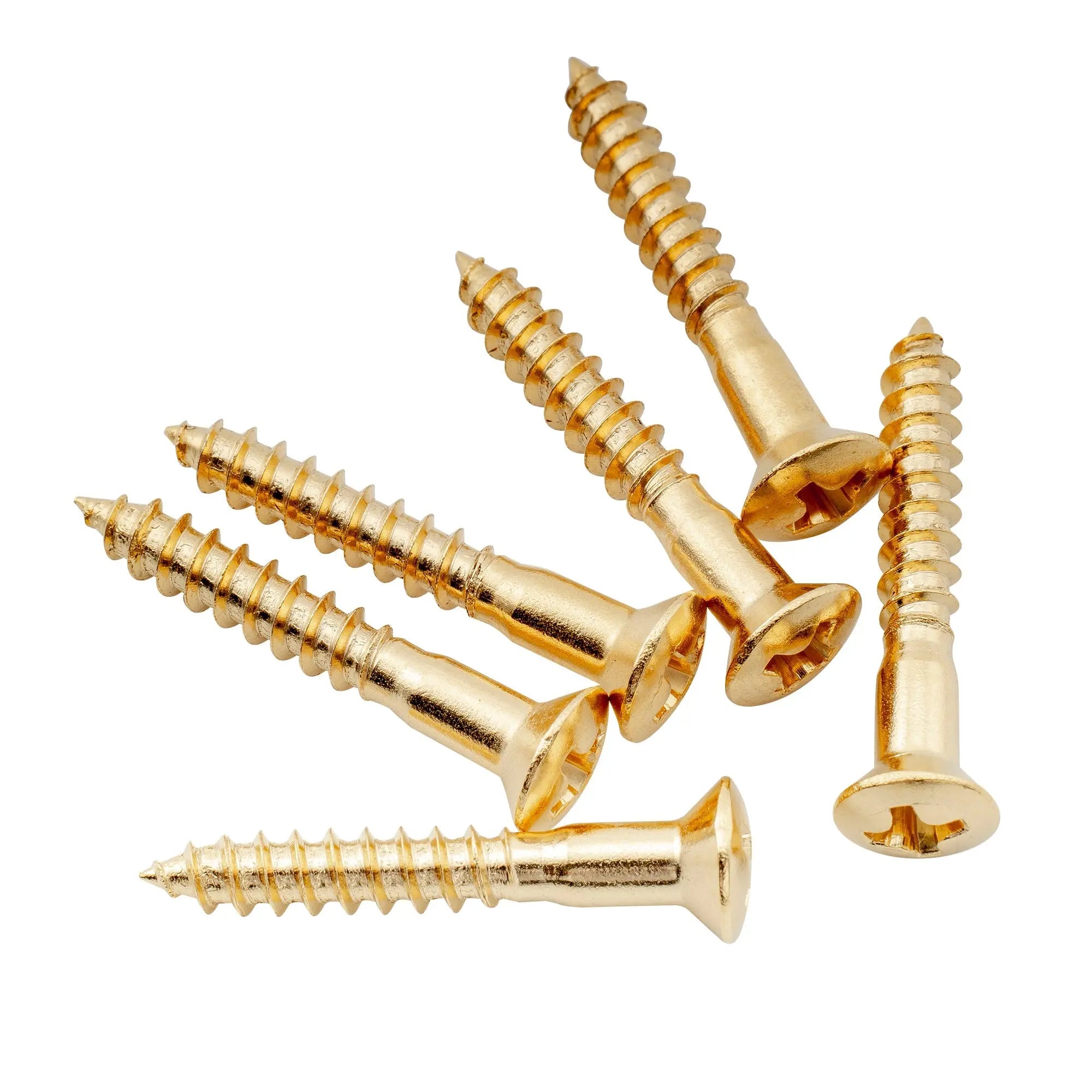 musiclily ultra 3 5 25mm stainless steel countersunk mounting screws for electric guitar bass bridge or strap button mx3036 6p