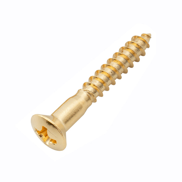 Wholesale-Musiclily Ultra 3,5x25mm Edelstahl-Senkkopf-Montageschraube für E-Gitarren-/E-Bass-Bridge oder Gurtpin